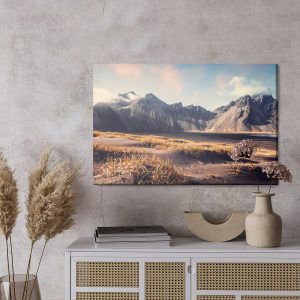 Peinture sur toile Montagne De Vestrahorn En Islande – Image 3