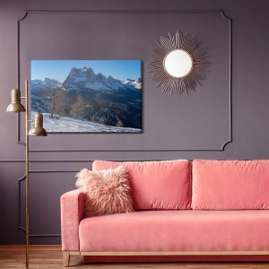 Peinture sur toile Paysage De Montagne 3D D'hiver – Image 4