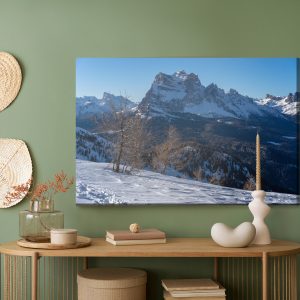 Peinture sur toile Paysage De Montagne 3D D'hiver – Image 5