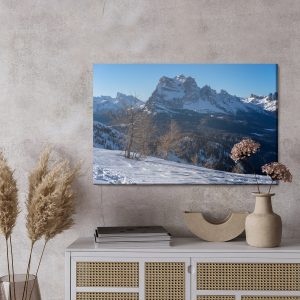 Peinture sur toile Paysage De Montagne 3D D'hiver – Image 3