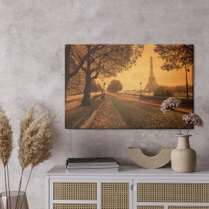 Peinture sur toile Rues Vintage De Paris – Image 3