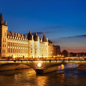 Peinture sur toile Paris Le Soir – Image 1