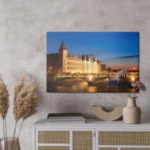 Peinture sur toile Paris Le Soir – Image 3