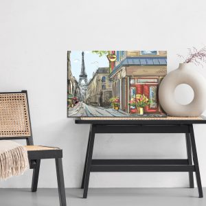 Peinture sur toile Les Rues De Paris Comme Une Bande Dessinée – Image 6