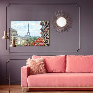 Peinture sur toile Paris Dessiné – Image 4