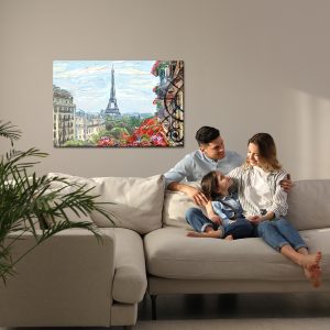 Peinture sur toile Paris Dessiné – Image 7