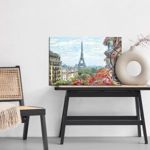 Peinture sur toile Paris Dessiné – Image 6