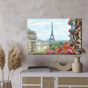 Peinture sur toile Paris Dessiné – Image 3