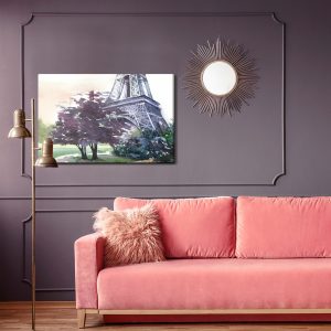 Peinture sur toile Tour Eiffel Peinte À L'aquarelle – Image 4