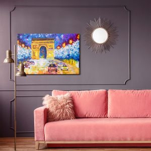 Peinture sur toile Arc De Triomphe Tel Que Peint – Image 4