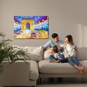 Peinture sur toile Arc De Triomphe Tel Que Peint – Image 7