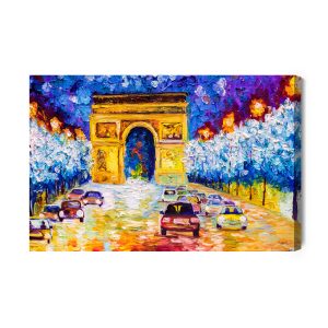 Peinture sur toile Arc De Triomphe Tel Que Peint – Image 2