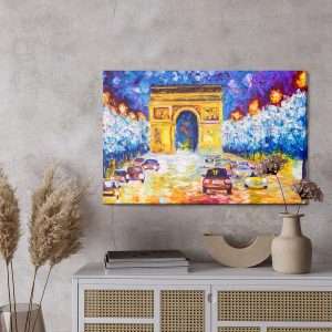 Peinture sur toile Arc De Triomphe Tel Que Peint – Image 3
