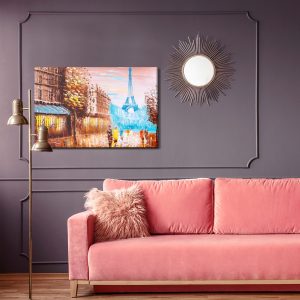 Peinture sur toile Une Vue Abstraite De Paris – Image 4