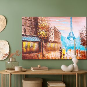 Peinture sur toile Une Vue Abstraite De Paris – Image 5