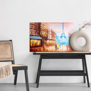 Peinture sur toile Une Vue Abstraite De Paris – Image 6