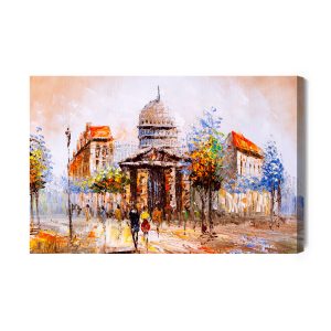 Peinture sur toile Les Rues De Paris Peintes – Image 2