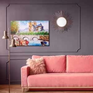 Peinture sur toile Seine À Paris – Image 4