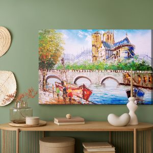 Peinture sur toile Seine À Paris – Image 5
