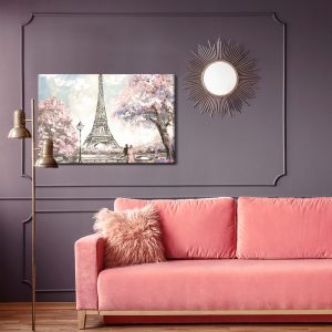 Peinture sur toile Photo Romantique De Paris – Image 4