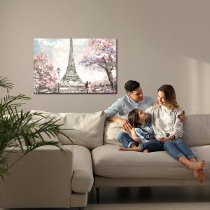 Peinture sur toile Photo Romantique De Paris – Image 7