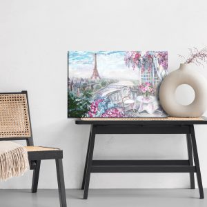 Peinture sur toile Vue Sur La Tour Eiffel – Image 6