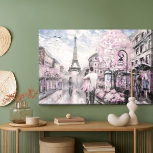 Peinture sur toile Poussettes Dans Les Rues De Paris – Image 5