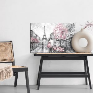 Peinture sur toile En Amour Dans Les Rues De Paris – Image 6