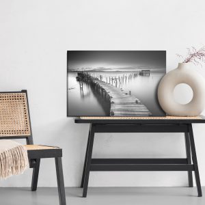 Peinture sur toile Amarrage Noir Blanc – Image 6