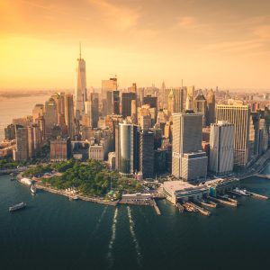 Peinture sur toile Panorama De Manhattan – Image 1