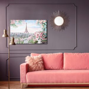 Peinture sur toile Vue Depuis Le Balcon De La Tour Eiffel – Image 4