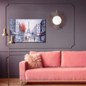 Peinture sur toile Construction Parisienne – Image 4