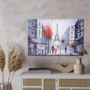 Peinture sur toile Construction Parisienne – Image 3