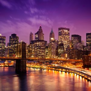Peinture sur toile New York La Nuit – Image 1