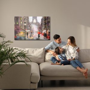 Peinture sur toile Un Jour De Pluie À Paris – Image 7