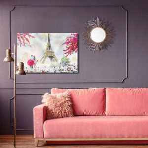 Peinture sur toile Amoureux De La Tour Eiffel – Image 4