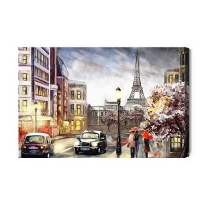 Peinture sur toile Un Jour Nuageux À Paris – Image 2