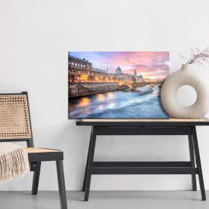 Peinture sur toile Pont De Paris Le Soir – Image 6