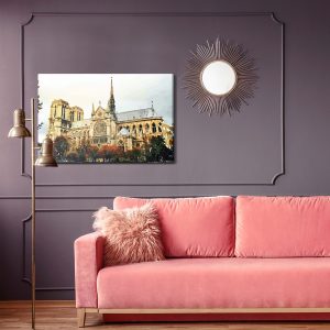 Peinture sur toile La Cathédrale Notre-Dame Peinte – Image 4
