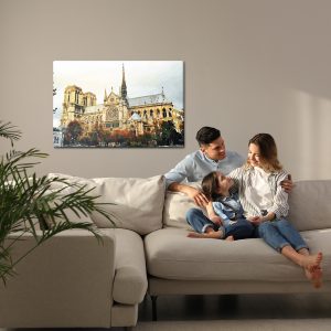 Peinture sur toile La Cathédrale Notre-Dame Peinte – Image 7