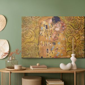 Peinture sur toile Reproduction Du Baiser De Gustav Klimt – Image 5