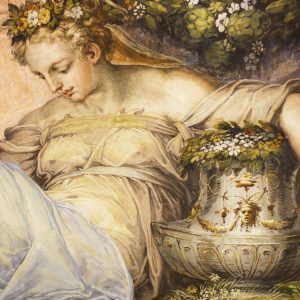 Peinture sur toile Jeune Femme Pensive – Image 1