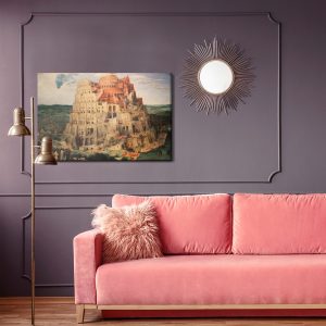 Peinture sur toile Pieter Bruegel Reproduction De La Tour De Babel – Image 4