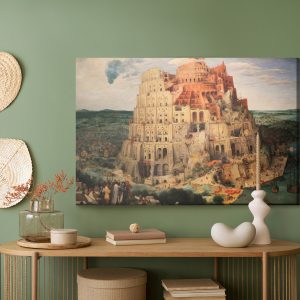 Peinture sur toile Pieter Bruegel Reproduction De La Tour De Babel – Image 5