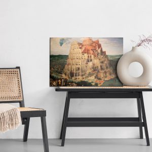 Peinture sur toile Pieter Bruegel Reproduction De La Tour De Babel – Image 6