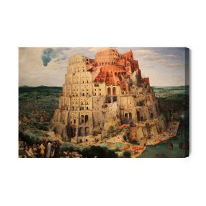 Peinture sur toile Pieter Bruegel Reproduction De La Tour De Babel – Image 2