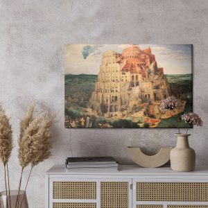Peinture sur toile Pieter Bruegel Reproduction De La Tour De Babel – Image 3