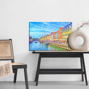 Peinture sur toile Le Canal Nyhavn Au Centre De Copenhague – Image 6