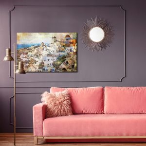 Peinture sur toile Architecture De Santorin – Image 4