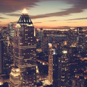Peinture sur toile New York La Nuit – Image 1